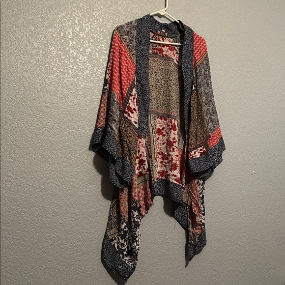 Umgee Boho Patchwork Kimono - Picture 2 of 6